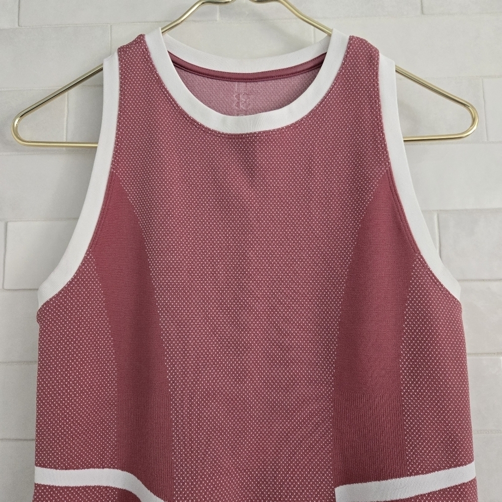 Sweaty Betty Interval Seamless Workout Athletic Dress Pink Mauve Size Medium - Picture 3 of 8